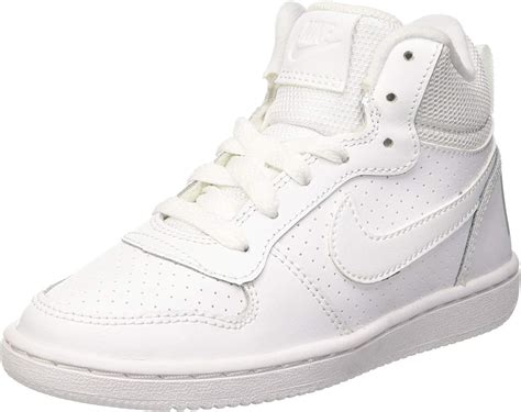 nike sneakers mid cut heeren weiß|white mid top shoes nike.